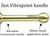 7.5" F/B Note Zen Vibrapoint 900 Therapeutic Vibration Application Tool #ztv900f1300