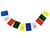 Small Set of 10 Buddha Cotton Tibetan Prayer Flags #pf20