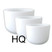 High Quality Frosted Crystal Singing Bowls