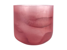 8" E Note 440Hz Ruby Translucent Fusion Crystal Singing Bowl Crystal Vibes #cc8em45 11002783