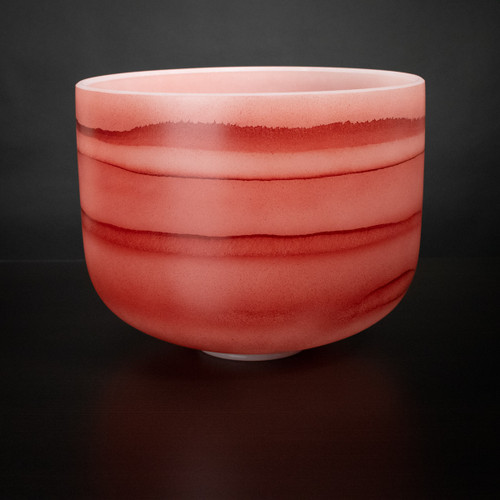 12" E Note 432Hz Perfect Pitch Garnet Empyrean Fusion Crystal Singing Bowl