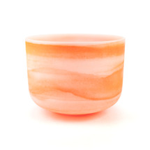 10" G Note 432Hz Perfect Pitch Orange Calcite High Quality Frosted Fusion Crystal Singing Bowl Crystal Vibes #hq10gm30 11003675