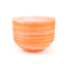 10" D Note 432Hz Perfect Pitch Orange Calcite Empyrean Fusion Crystal Singing Bowl Crystal Vibes #ca0010dm35 11003676