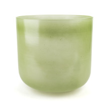 12" E Note 440Hz Moldavite Clear Fusion Crystal Singing Bowl Crystal Vibes #cc12ep35 11003669