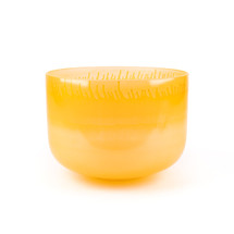 10" G Note 432Hz Perfect Pitch Amber Empyrean Fusion Crystal Singing Bowl Crystal Vibes #ca0010gm30 11003700
