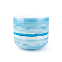 10" D Note 440Hz Perfect Pitch Azeztulite and Turquoise Featherlight Fusion Crystal Singing Bowl Crystal Vibes #fl10dp10 11003682