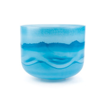 *Blemished* 10" G Note 432Hz Perfect Pitch Turquoise Empyrean Fusion Crystal Singing Bowl Crystal Vibes #ca0010gm35 85001003