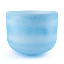 10" C Note 440Hz Larimar Frosted Fusion Crystal Singing Bowl Crystal Vibes #cvf10cp15 11003706