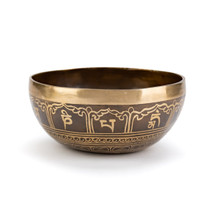 6.75" G#/D# Note Etched Singing Bowl Zen Himalayan Pro Series #g6650625