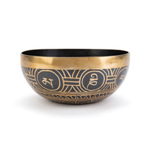 6.5" G#/D Note Etched Singing Bowl Zen Himalayan Pro Series #g6450625