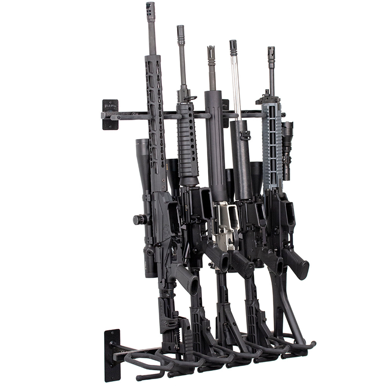 Gun Wall Mount Storage Rack J-Hook Rifle Shot Gun Hangers Steel - Gunholster