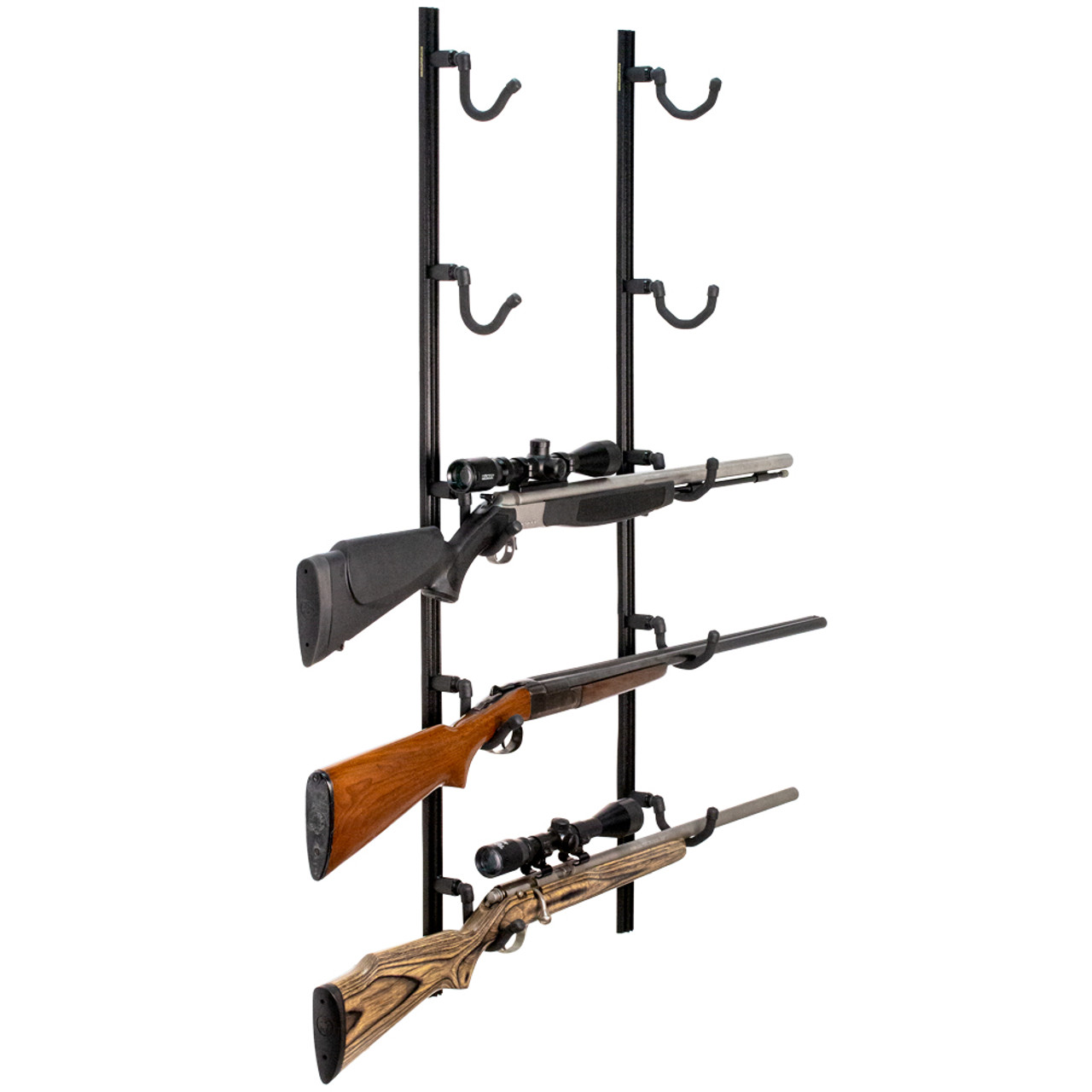 Wall Mount Gun / Rifle Gun Hooks - Gun Hangers WIDE 1 STEEL