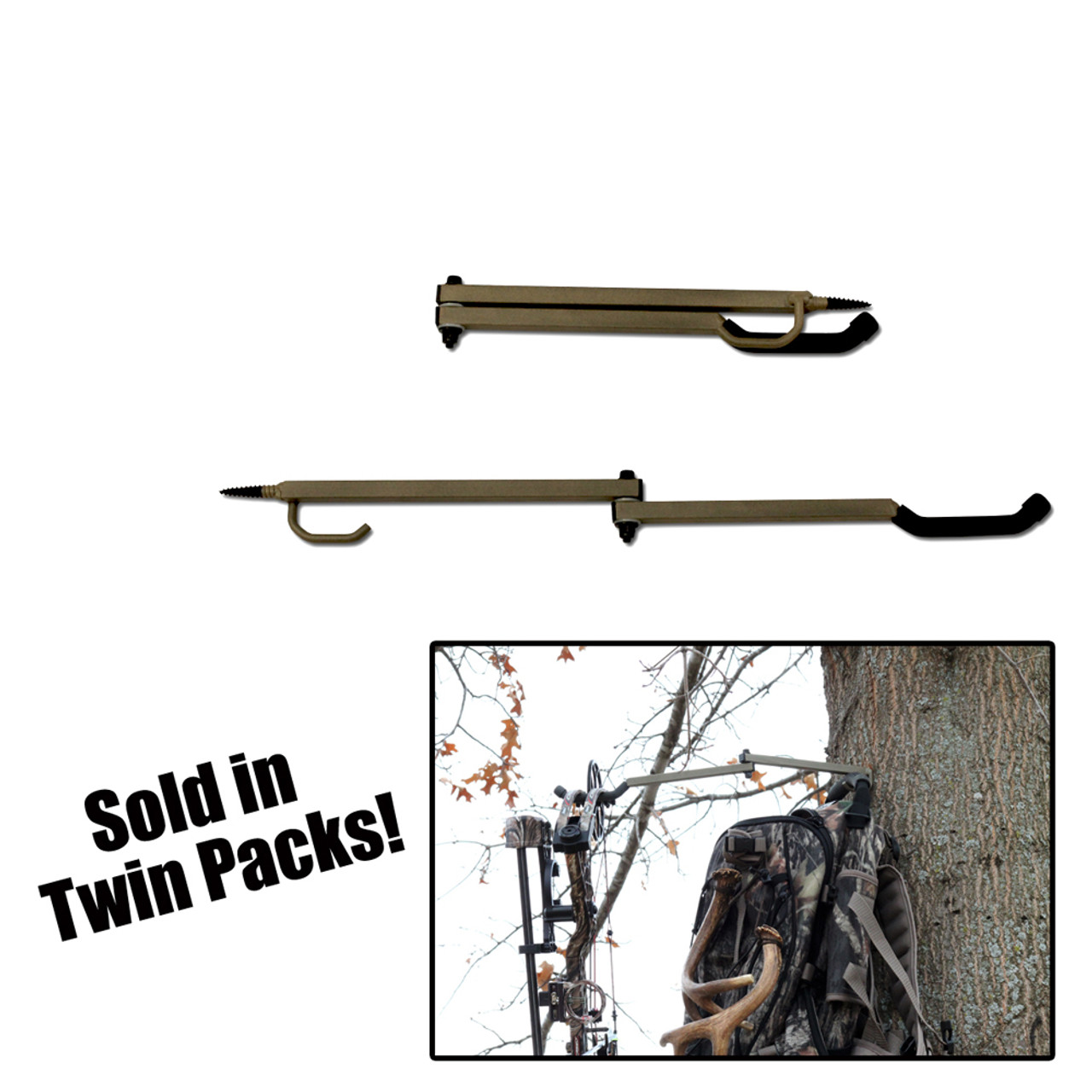3 Pack Folding Bow & Gear Hanger