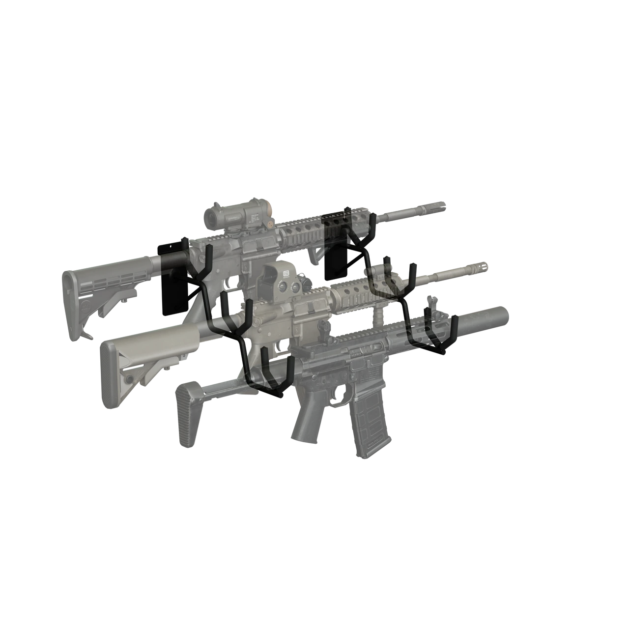 Wall Mounted Gun Rack Horizontal | Horizontal Gun Wall Mount