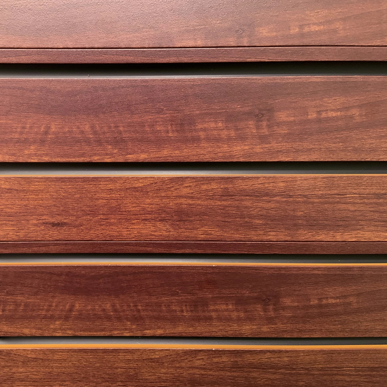 6 Piece Walnut Slatwall Panel Set - BB-HDSW2-3x4-BW - Hold Up Displays