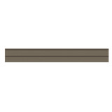 Strong Wall - Aluminum Slatwall Rail - 4 Foot Section - FDE