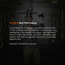 55 Degree In Barrel Multi Surface Handgun Display - HD85-55