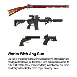 American Flag Gun Wall Bundle - HD93-F