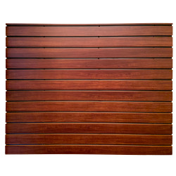 6 Piece Walnut Slatwall Panel Set - HDSW2-3x4-BW