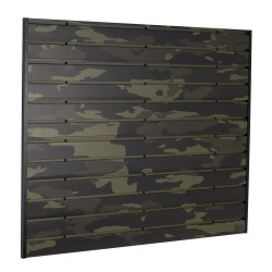 6 Piece Black Camo Slatwall Panel Set - HDSW2-3X4-BC