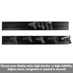 Right Facing In Barrel Wall Mount Pistol Holder - BB-HD52-R-3SW