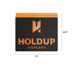 Hold Up Displays Logo Plate | HD117