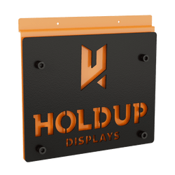 Hold Up Displays Logo Plate | HD117