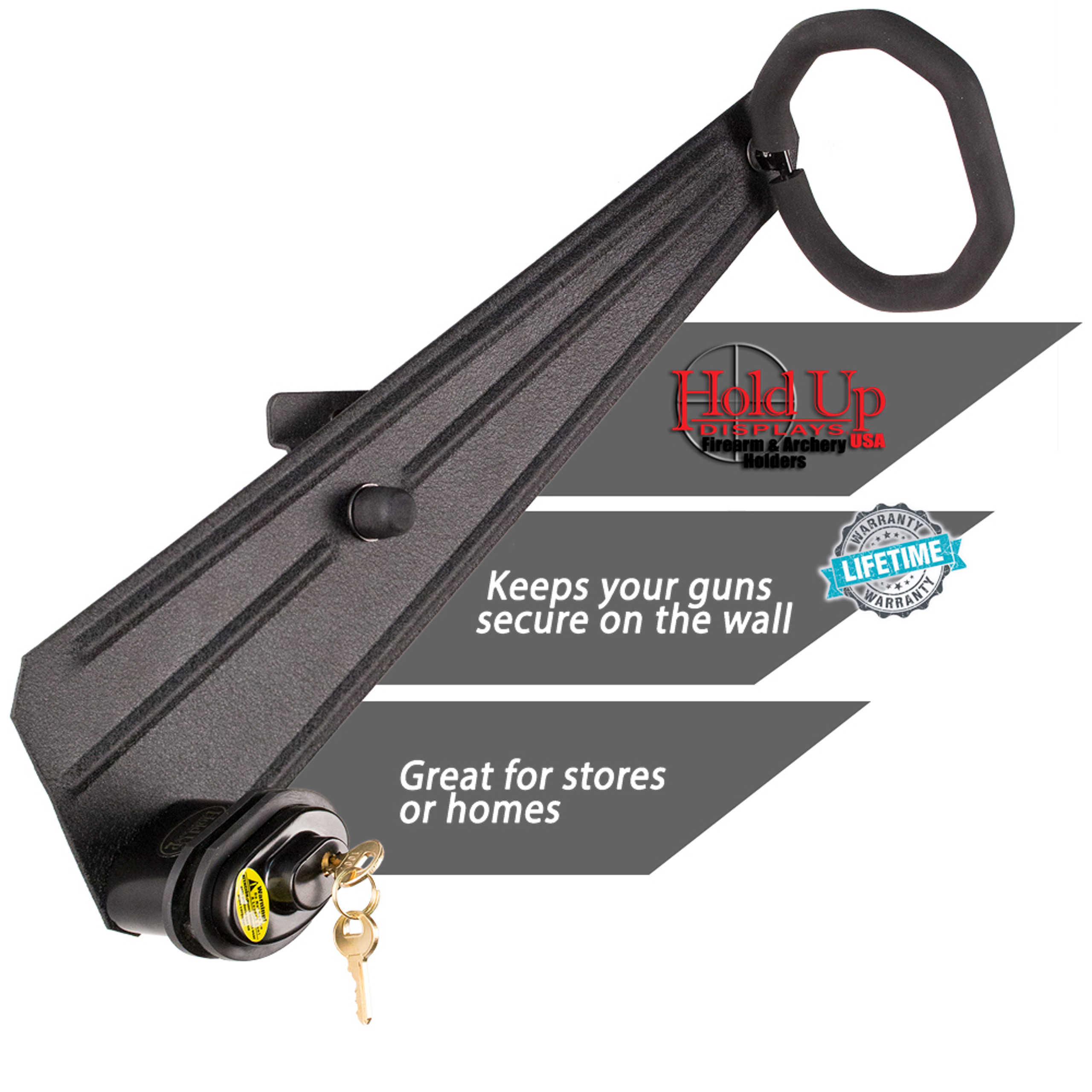 Locking Gun Display Rack Long Gun Display Racks