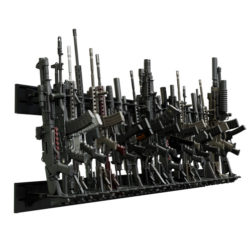 The Ultimate Rifle Rack Slatwall Display Package - HD108