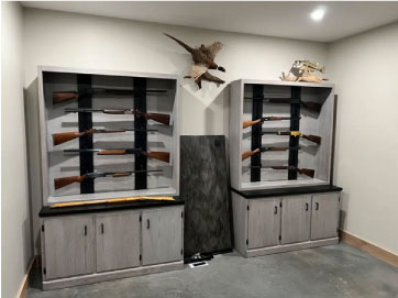 Horizontal Gun Rack For Wall