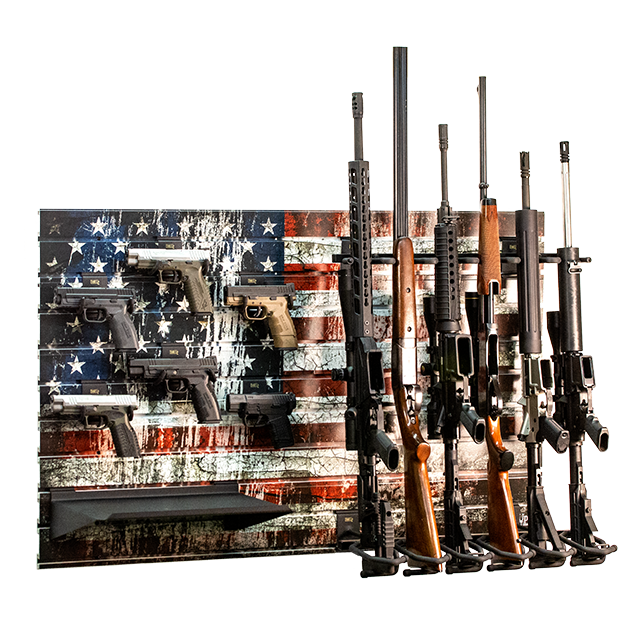American Flag Gun Wall Bundle - HD93-F