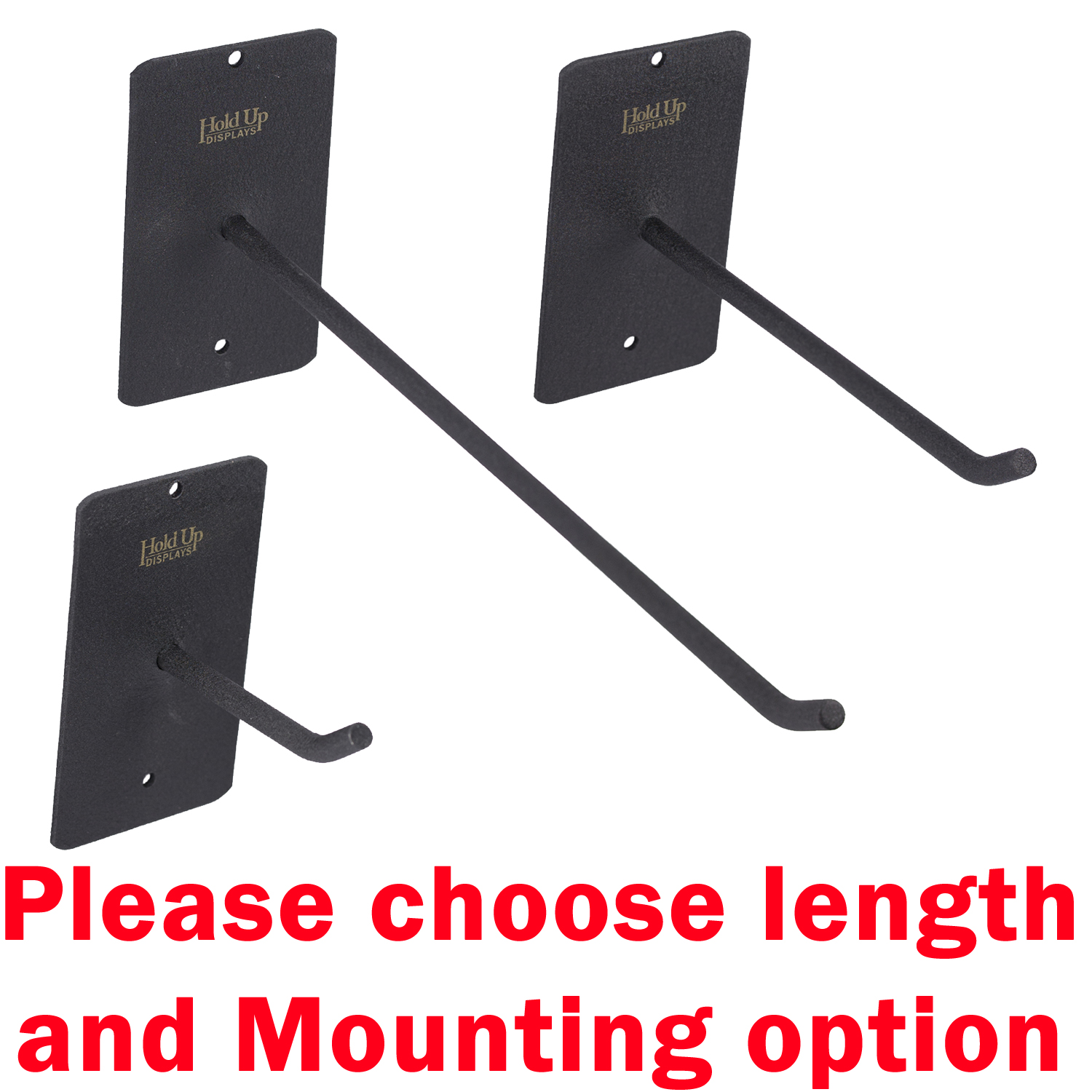 Wall Mount Display Hooks, Store Display Hooks
