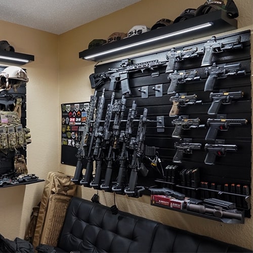 Long Gun Storage Racks Wall Mount Gun Rack Gun Wall Mount