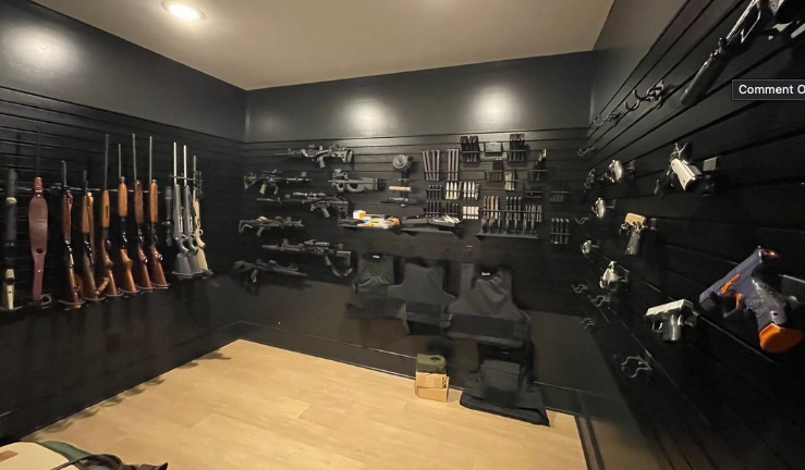 Man Cave Gun Room Ideas - Hold Up Displays