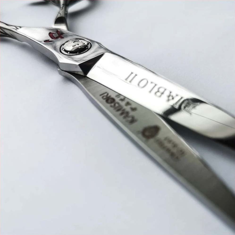 Kamisori Diablo II Hairdressing Scissors Barber Shears UK Northern