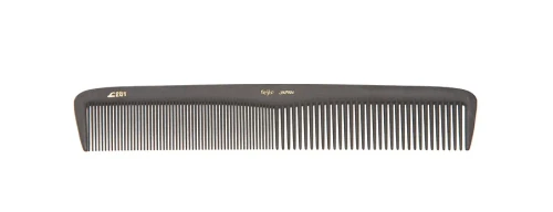 FEJIC JAPAN CARBON HAIR CUTTING COMB 281 Double wide-toothed comb for cutting with tight teeth – 190 mm 