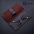 2 Piece Soft Brown Leather Scissor case holder