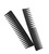 2 piece wide tooth detangling anti-static comb set