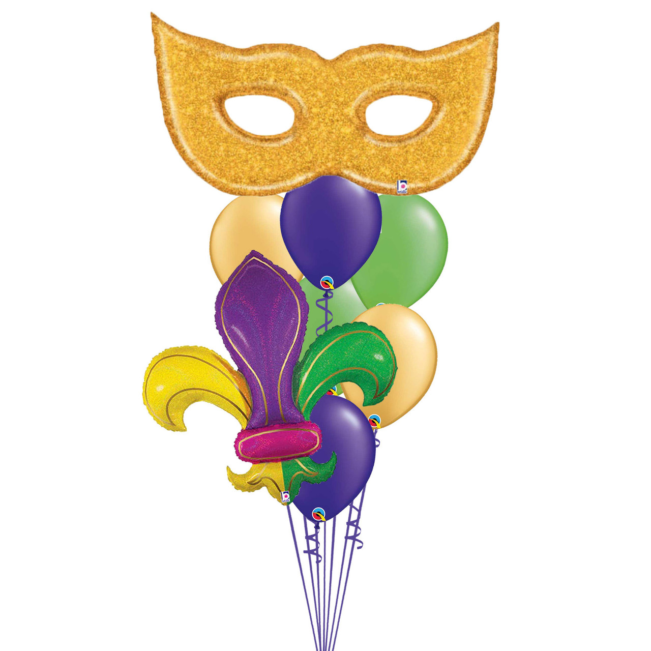Mardi Grad Bouquets