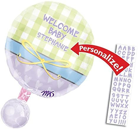 Baby Bottles with or without Rattle Arch - M & M Balloon Co. of Seattle