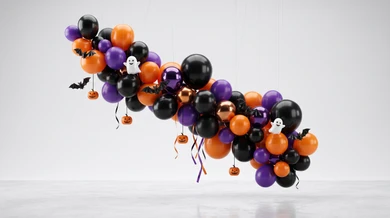 Halloween Balloon Arch Ideas for Parties, Entrances & Photo Backdrops