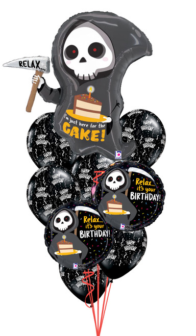 Grim Reaper Cake Bouquet