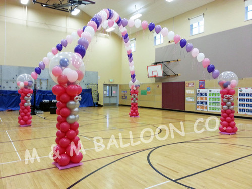 Bubble Gum Machine Themed Dance Floor Canopy