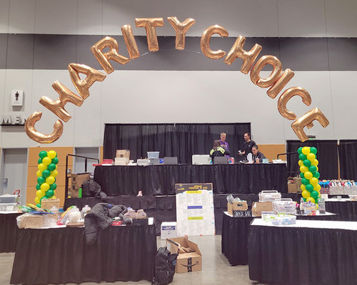 40 inch Letters attached to Columns