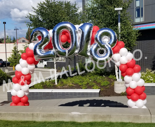 Air-filled Double Stripe Pattern Arch