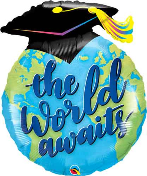 Grad The World Awaits! Shape