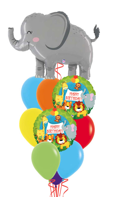 Jungle Animals & Elephant Birthday Bouquet