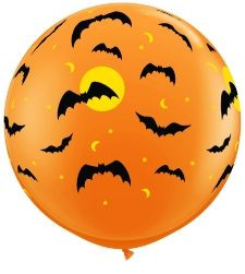 Halloween Jumbo Moons  & Bats - 36 inch - with UHF