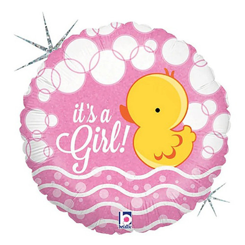 Baby Girl Ducky Round