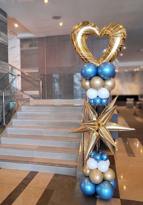 Open Heart with Starburst Column